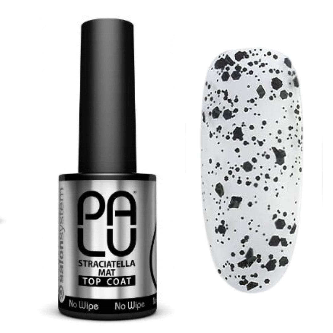 🎁 PALU – Top Coat Mate Straciatella Com Glitter Sem Goma (No Wipe) 11ml (Oferta)