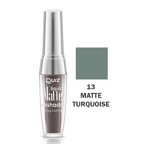 QUIZ – Sombra de Olhos Líquida Mate Nº13 Matte Turquoise 2,5g