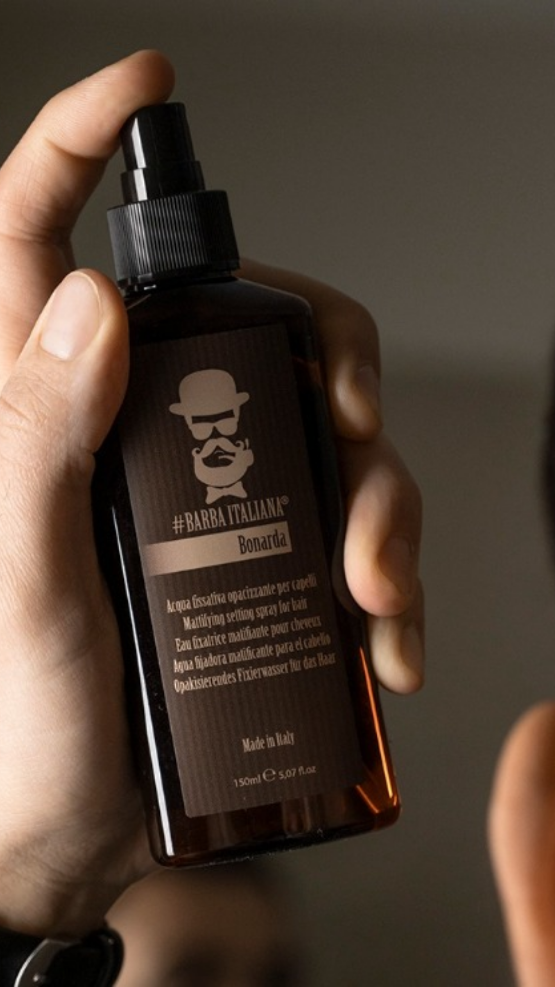 BARBA ITALIANA – BONARDA Spray Fixação Sem Gás Mate, Strong 150ml