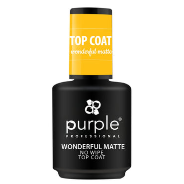 PURPLE - Wonderful Matte Top Coat Sem Goma 15ml - P222