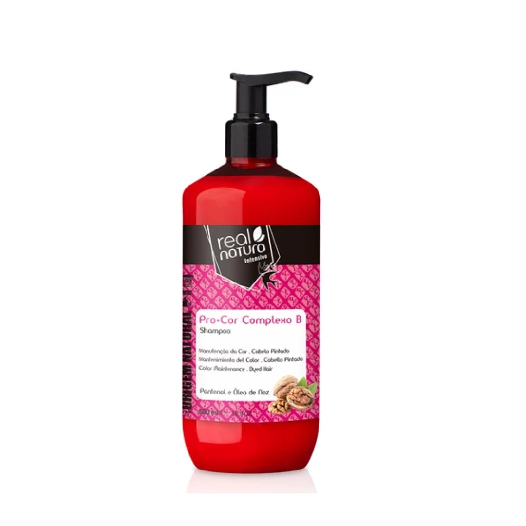 REAL NATURA - Pro-Cor Complexo B - Shampoo Sem Sal 500ml