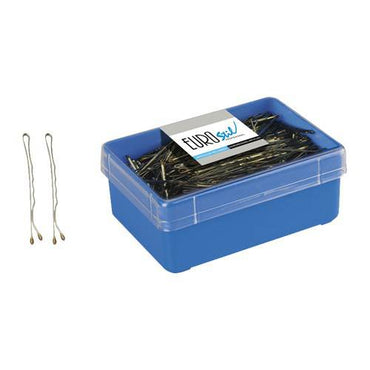 EUROSTIL – Cx, Ganchos Clip Invisível Anti-Deslizante c/Bola 5cm 300un CT - 01610