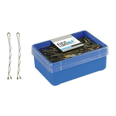 EUROSTIL – Cx, Ganchos Clip Invisível Anti-Deslizante c/Bola 7cm 150un CT - 01612