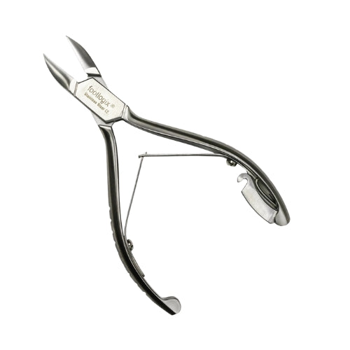 FOOTLOGIX - Alicate de Unhas de Bocas Concavas com Mola Dupla