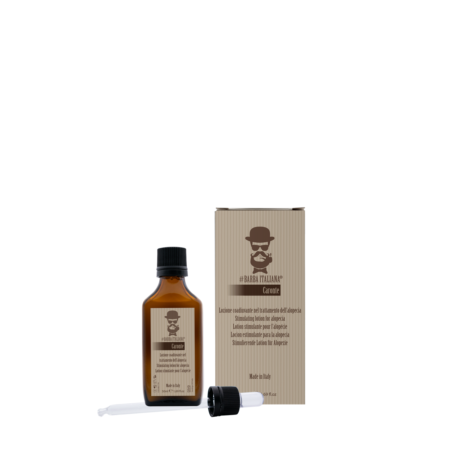 BARBA ITALIANA – CARONTE Loção Estimulante para Alopecia 50ml