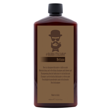 BARBA ITALIANA – NETTUNO Shampoo e Gel Banho Hidratante e Refrescante 400ml