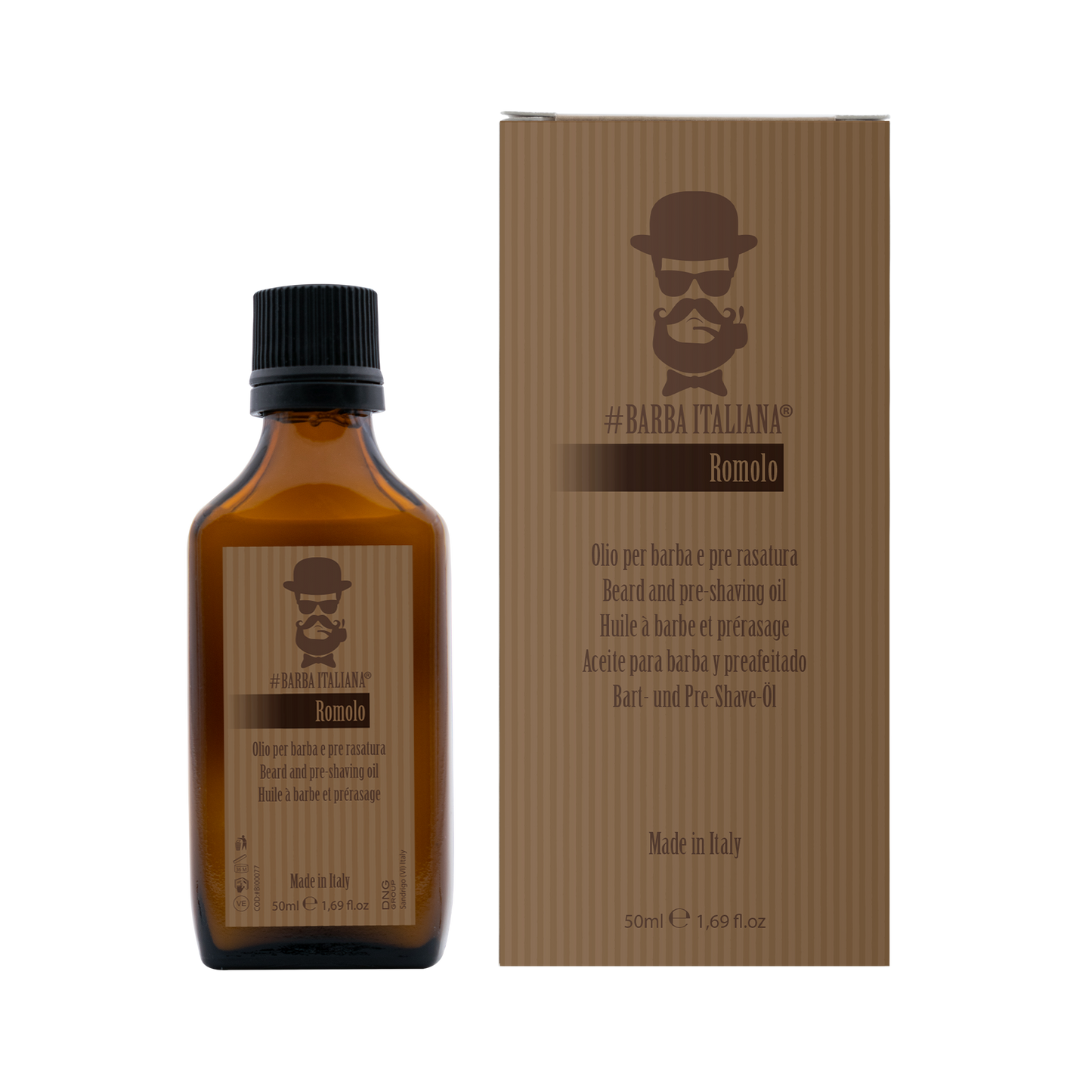 BARBA ITALIANA – ROMOLO Óleo de Barba ou de Pré-Shaving 50ml