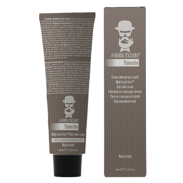BARBA ITALIANA – TINTORETTO Cor Multi Level Grey Sem Amoniaco Nº9 60ml