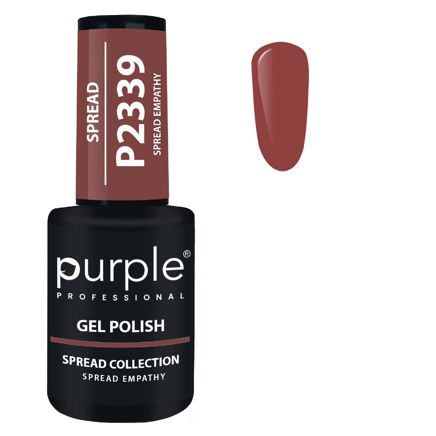 PURPLE - Verniz Gel Castanhos 10ml Spread Empathy - P2339