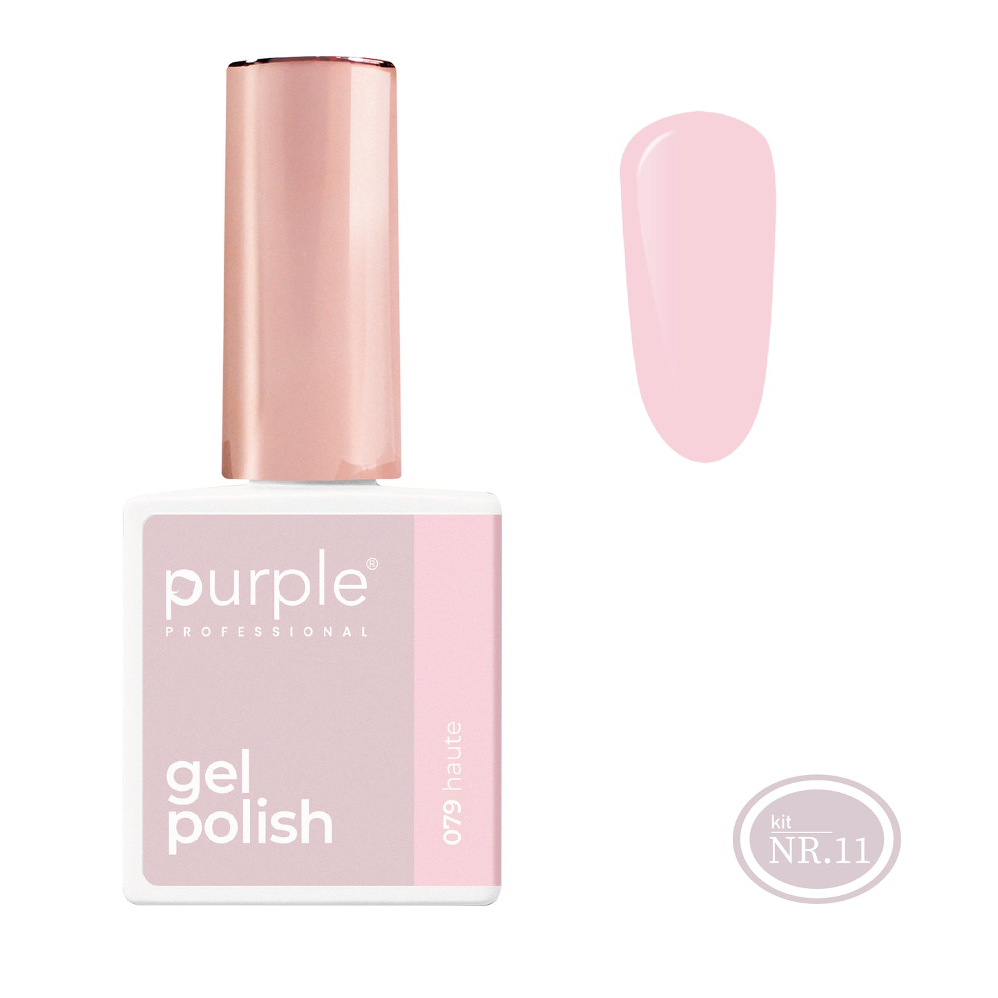 PURPLE - Verniz Gel Rosas 10ml (Nova Embalagem)