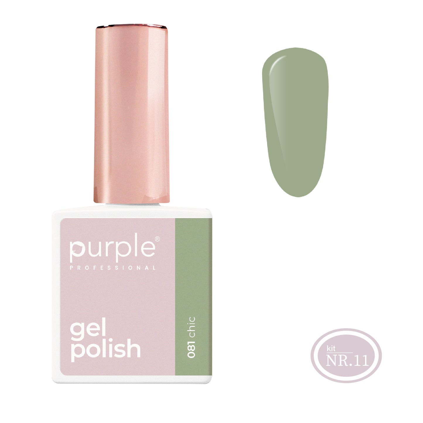 PURPLE - Verniz Gel Verdes 10ml (Nova Embalagem)