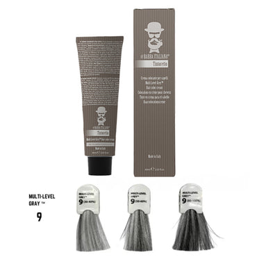 BARBA ITALIANA – TINTORETTO Cor Multi Level Grey Sem Amoniaco Nº9 60ml