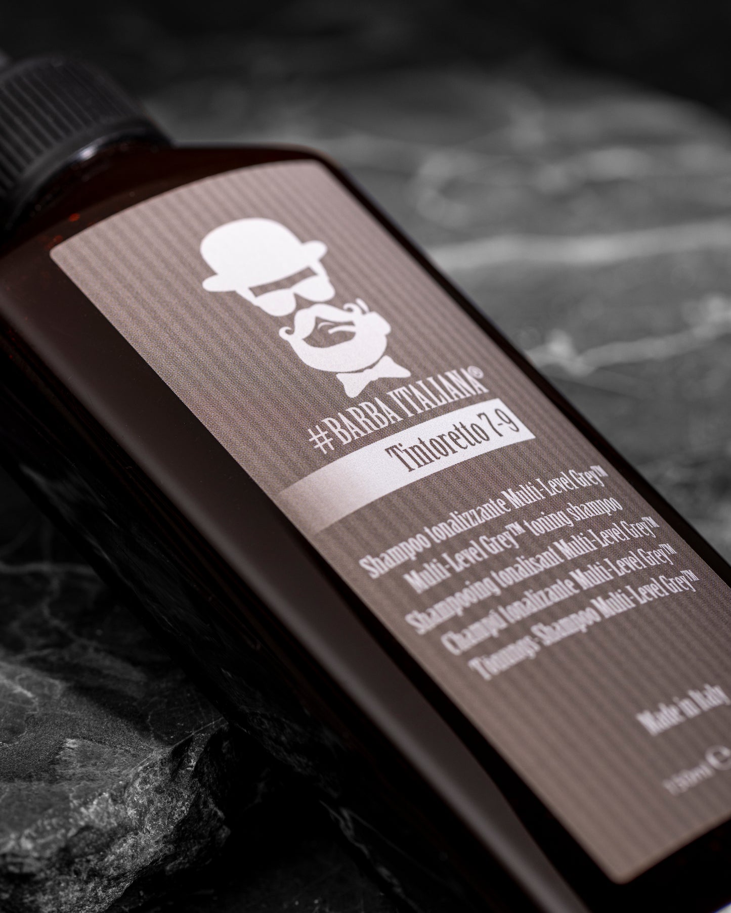 BARBA ITALIANA – TINTORETTO 7/9 Shampoo Tonalizante Multi Level Grey 150ml