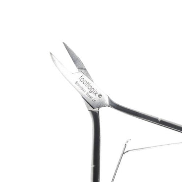 FOOTLOGIX - Alicate de Cutículas Pontas Direitas com Mola Dupla