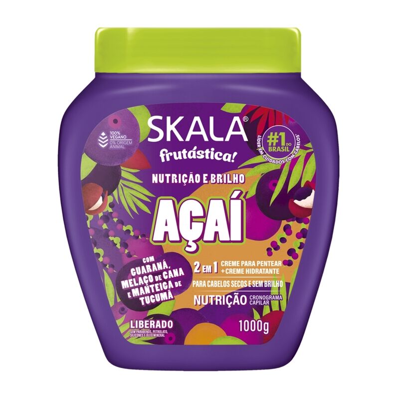 SKALA - Creme de Tratamento Frutástica AÇAI - 1000g