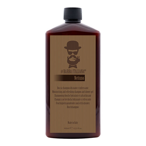 BARBA ITALIANA – NETTUNO Shampoo e Gel Banho Hidratante e Refrescante 400ml