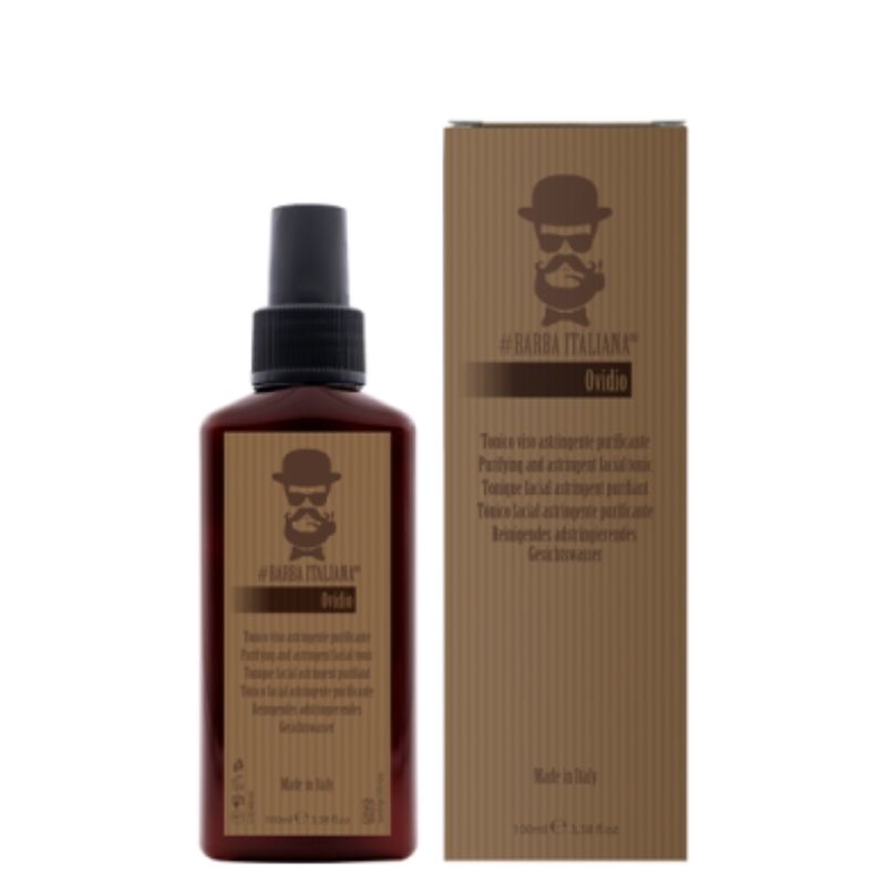 BARBA ITALIANA – OVIDIO Tónico Facial Purificante e Asdrigente 100ml