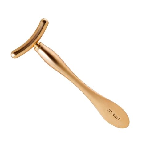 MURÀN – Massajador Facial Metal Dourado