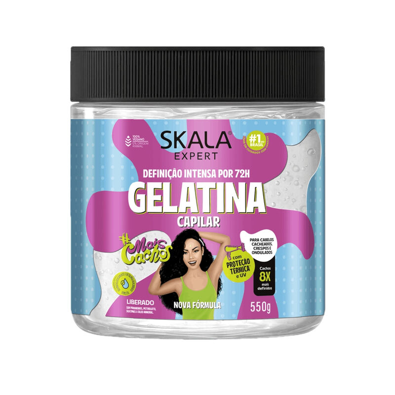 SKALA - Gelatina Capilar #MAIS CACHOS - 1000g
