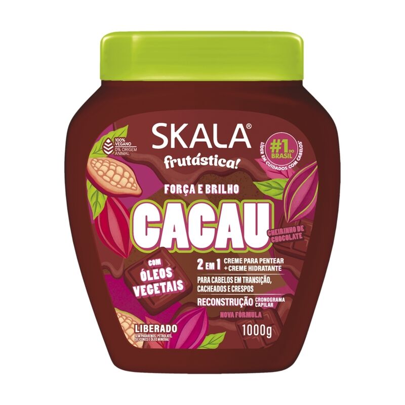 SKALA - Creme de Tratamento Frutástica CACAU - 1000g