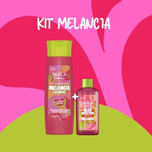 SKALA - KIT MELANCIA Shampoo 325ml + Óleo 90ml
