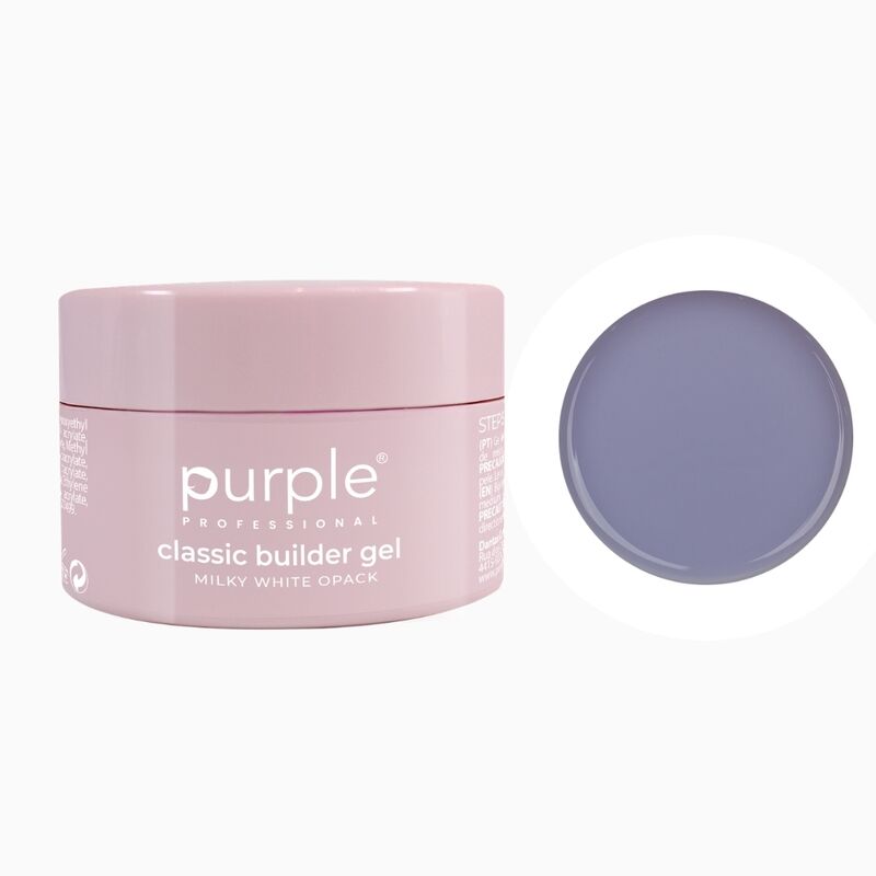 PURPLE - Gel de Construção Classic Milky White Opack 50gr - P2723