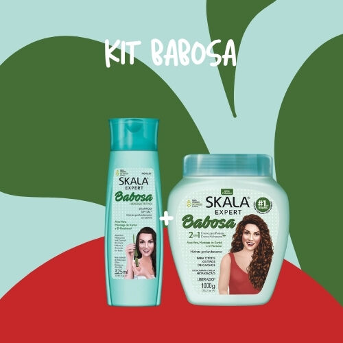 SKALA - KIT BABOSA Shampoo 325ml + Creme de Tratamento 1000g
