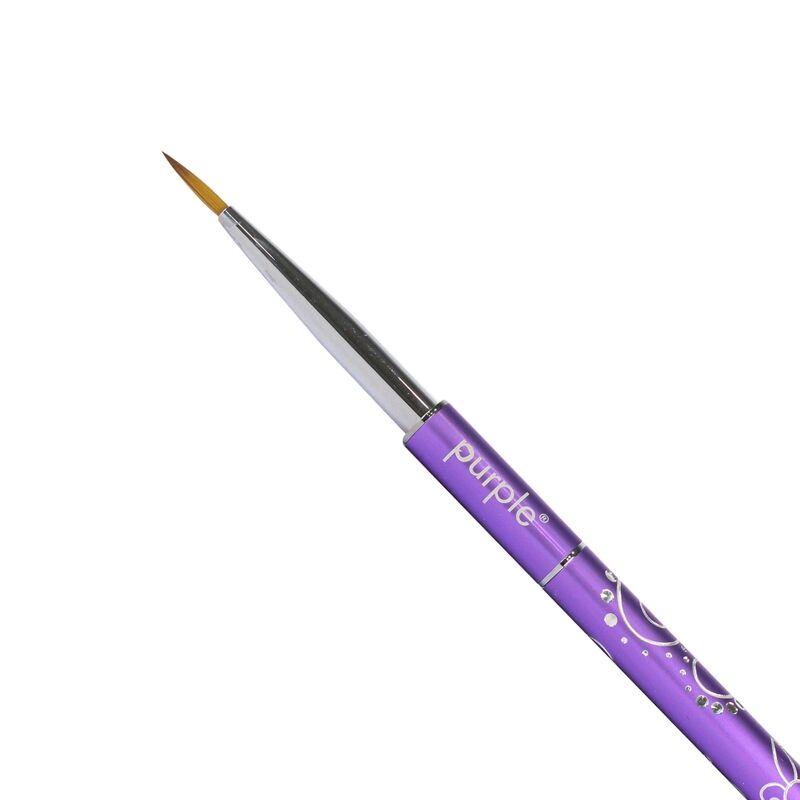 PURPLE - Pincel Nylon Nail Art Sombras 2mm/11mm - P774