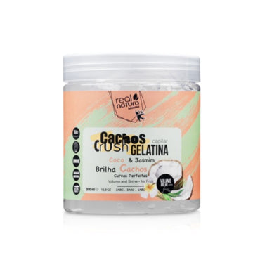 REAL NATURA - Gelatina Capilar Crush - Côco & Jasmim 500ml