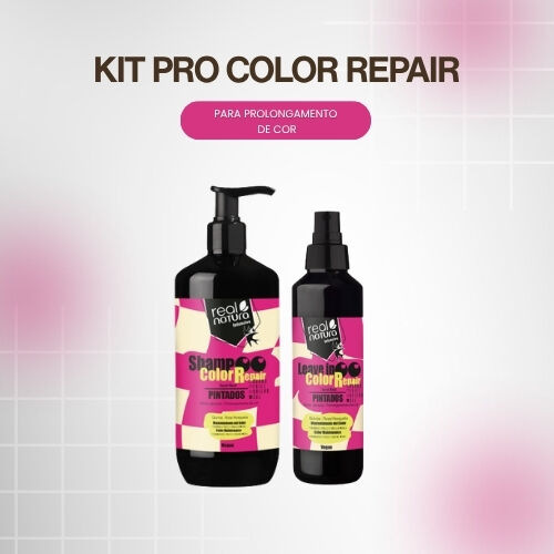 REAL NATURA - Kit Color Repair - Shampoo 500ml + Leave-in 100ml