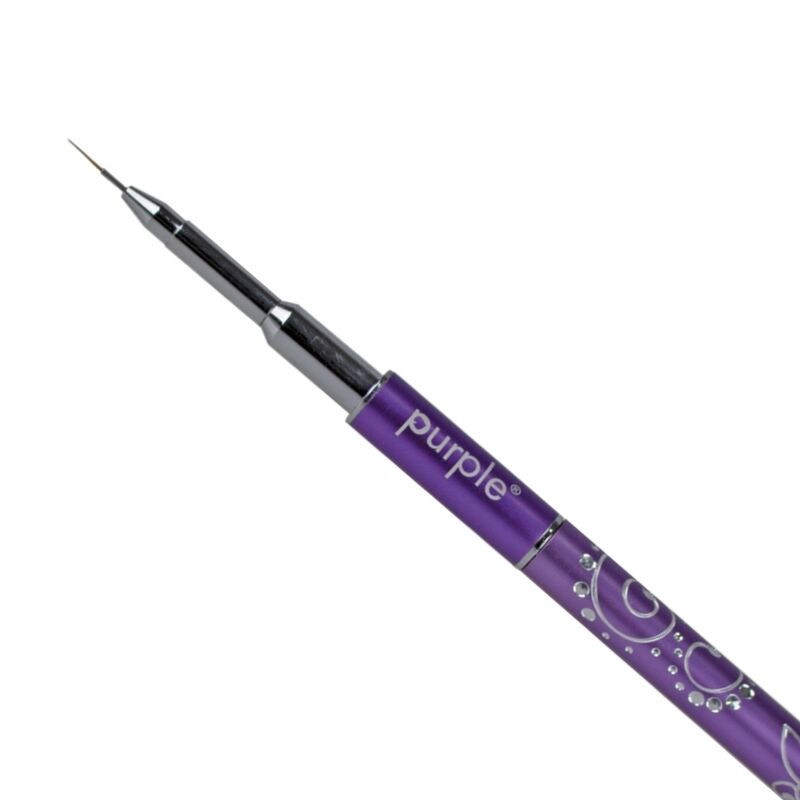 PURPLE - Pincel Nylon Micro Nail Art #000 - P1542