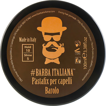 BARBA ITALIANA – BAROLO Cera Water Pomade, Extra-Strong 100ml