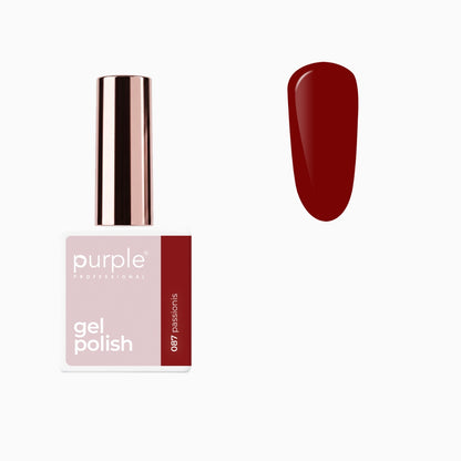 PURPLE - Verniz Gel Vermelho 10ml (Nova Embalagem)