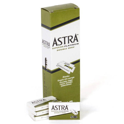 ASTRA - Pack 100un Lâminas Inteiras Superior Platinum (20 Cxs de 5un)