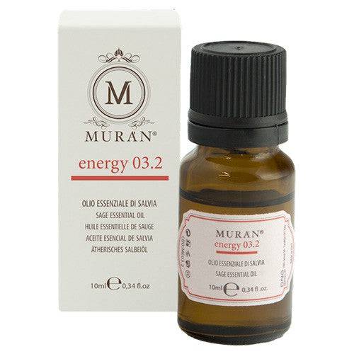 MURÀN – Óleo Essencial Energy 03,2 Salva Anti-Queda por Stress, Sazonal ou Hormonal 10ml