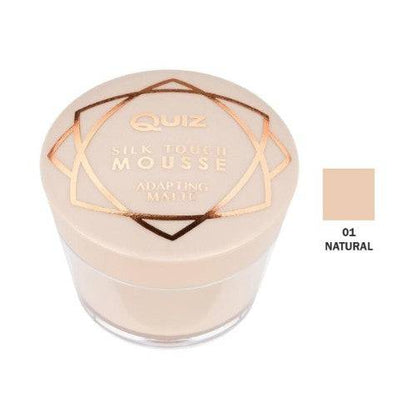 QUIZ – Foundation Silk Touch Mousse Adapting Mate 30ml VEGAN