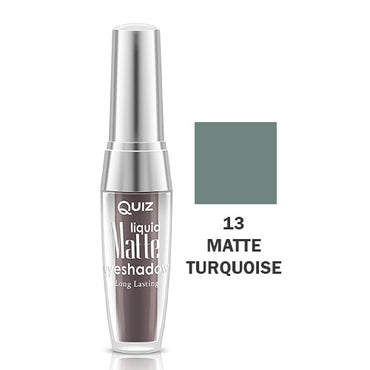 QUIZ – Sombra de Olhos Líquida Mate Nº13 Matte Turquoise 2,5g