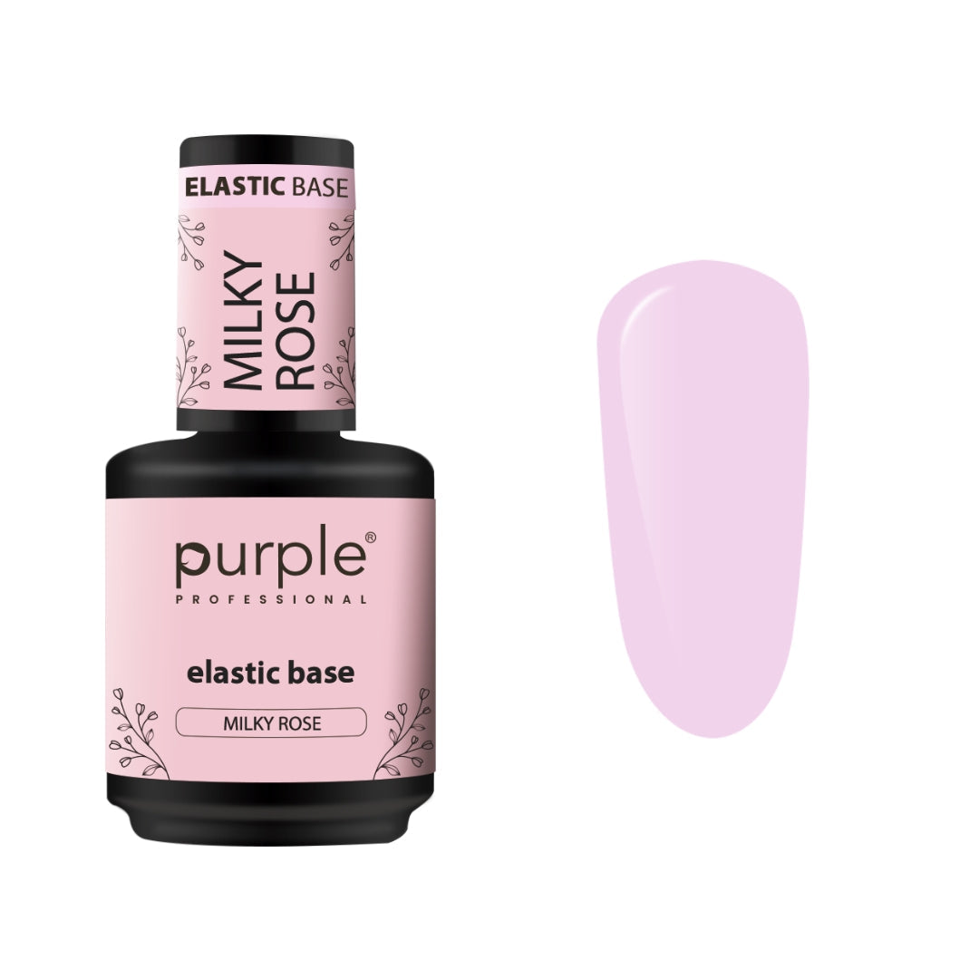 PURPLE - Elastic Base 15ml Milky Rose - P1443