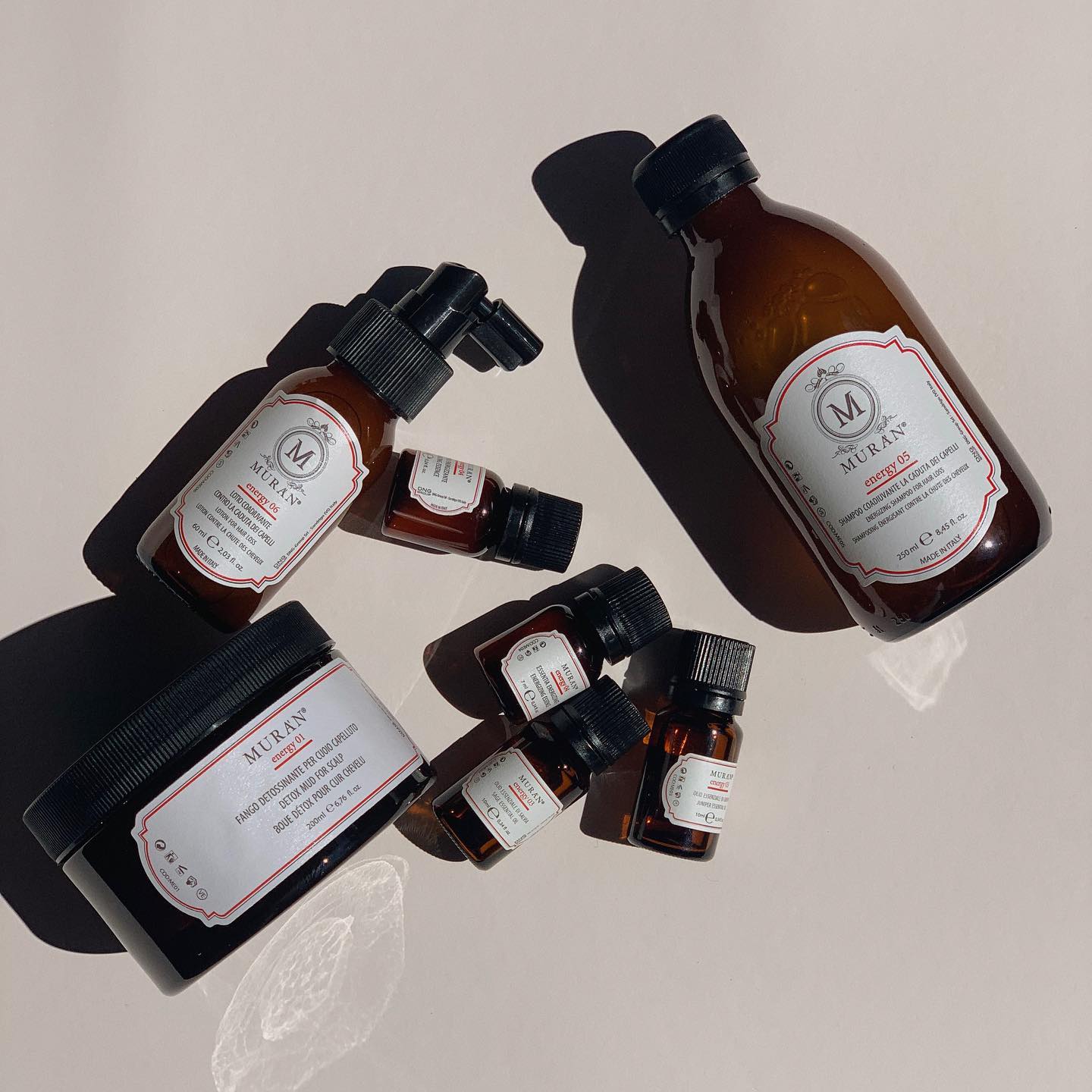 MURÀN – Ampolas Energy 04 Anti-Queda 7 x 7ml