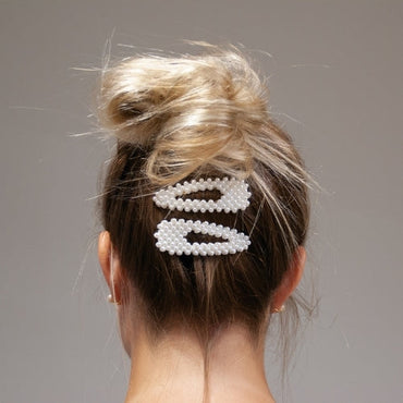 EUROSTIL – Gancho Oval Dourado com Perolas 2un - 06935