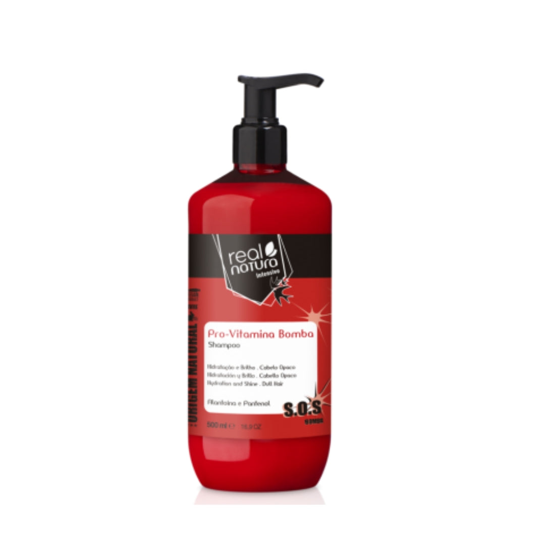 REAL NATURA - PRO-Vitamina Bomba Shampoo Sem Sal 500ml