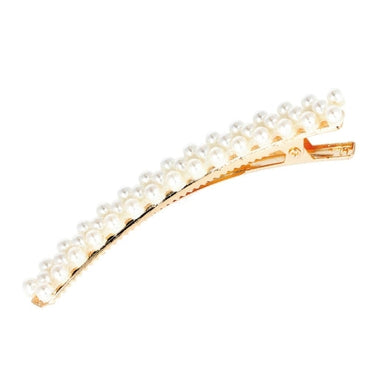 EUROSTIL – Pinça Curva Dourada com Perolas 2un - 06938