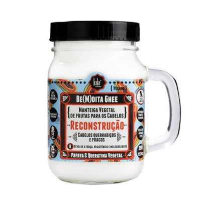 LOLA - Be(M)dita Ghee - Máscara Reconstrução Papaia e Queratina Vegetal 350gr