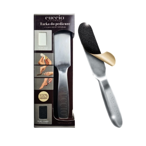 CUCCIO – Lima Stainless Steel Pedicure BLUE (inc, 15 Recargas de cada) (1236)