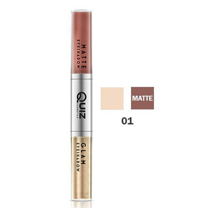 QUIZ – Sombra de Olhos Líquida Duo Glam & Mate 9g 01