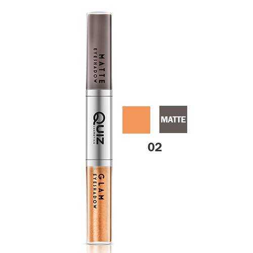 QUIZ – Sombra de Olhos Líquida Duo Glam & Mate 9g 02