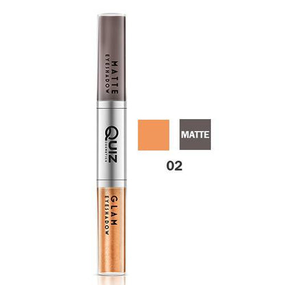QUIZ – Sombra de Olhos Líquida Duo Glam & Mate 9g 02