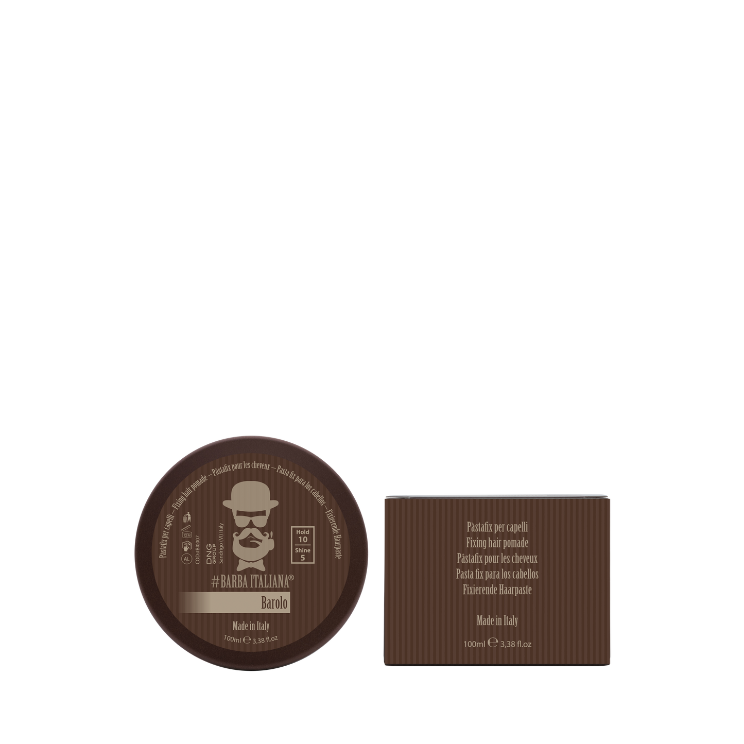 BARBA ITALIANA – BAROLO Cera Water Pomade, Extra-Strong 100ml