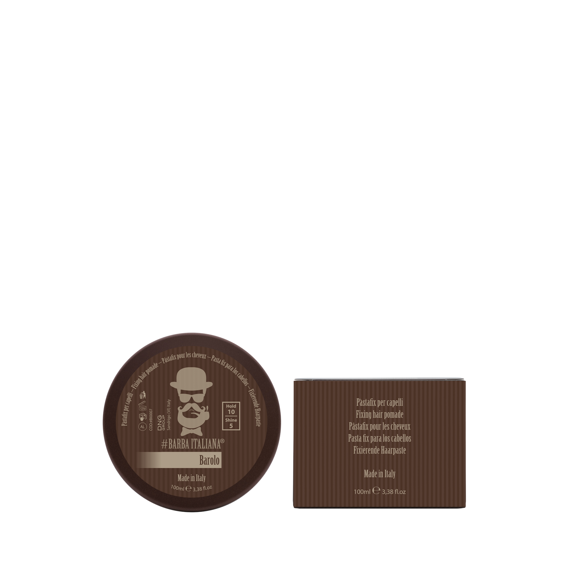 BARBA ITALIANA – BAROLO Cera Water Pomade, Extra-Strong 100ml