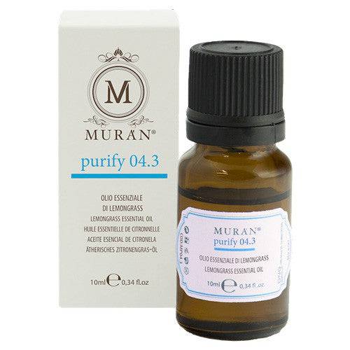 MURÀN – Óleo Essencial Purify 04,3 Erva Cidreira p/ Caspa com Irritação Couro Cabeludo 10ml